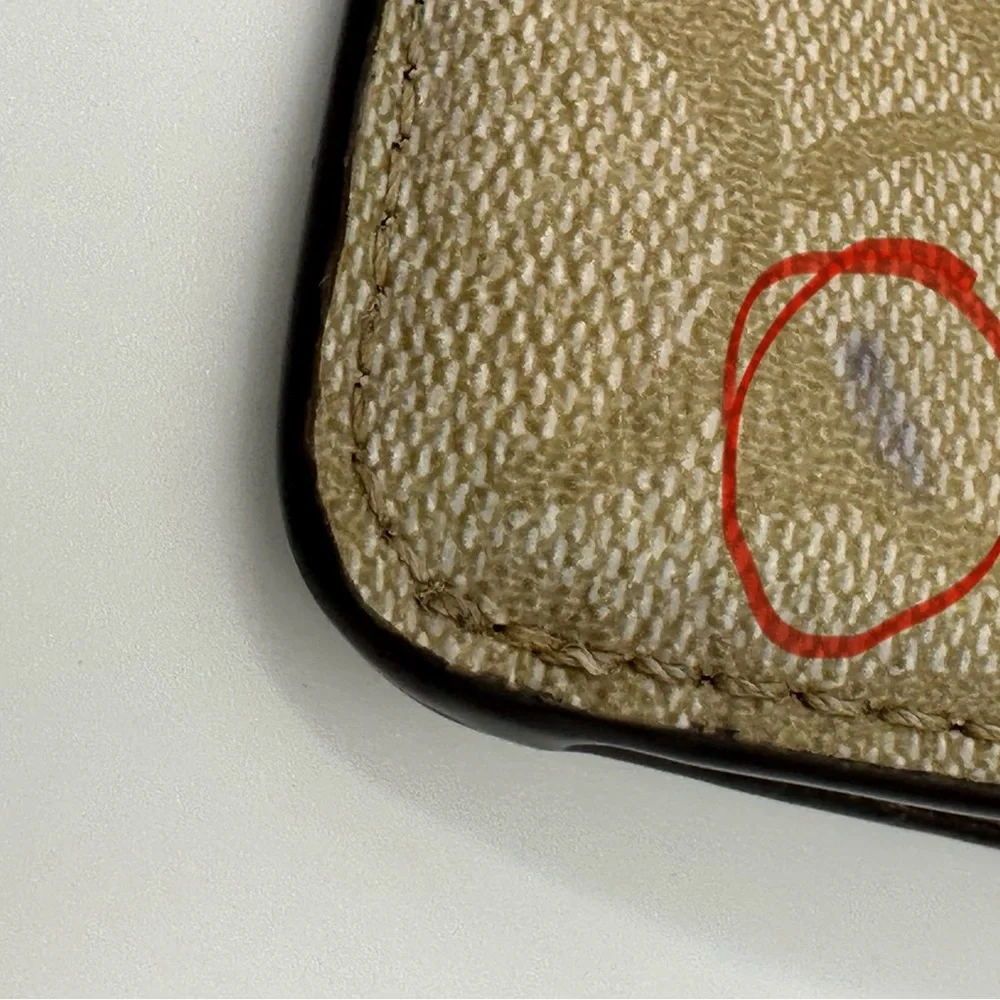 Coach Signature Key Holder / Change Wallet – Used Condition